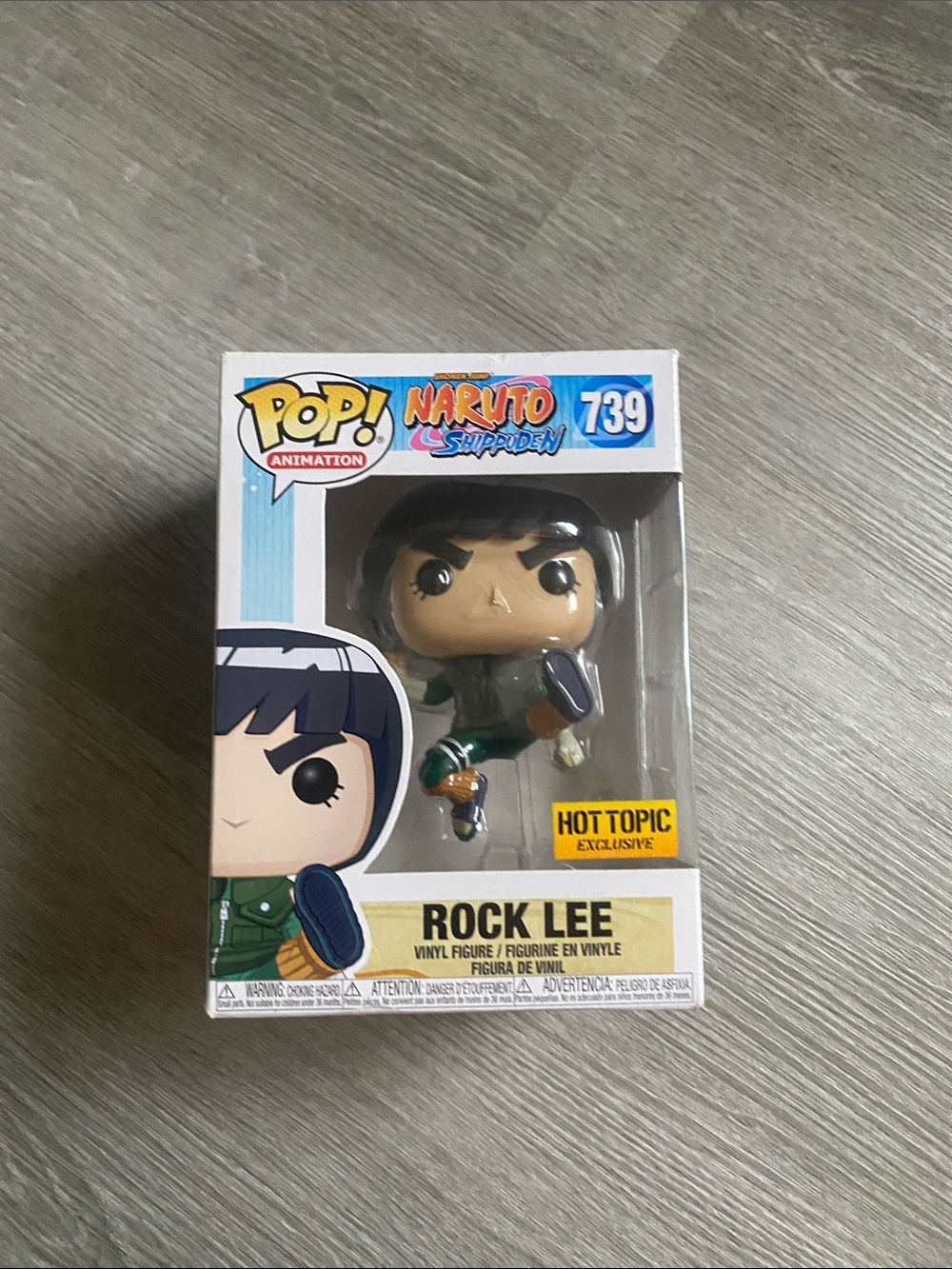 Funko Pop! Naruto Shippuden Rock Lee Vinyl Figure - Green, Black, White